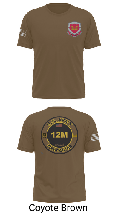 1153rd Firefighter Unit 94672135 Old School Cotton Feel Shirt - 10