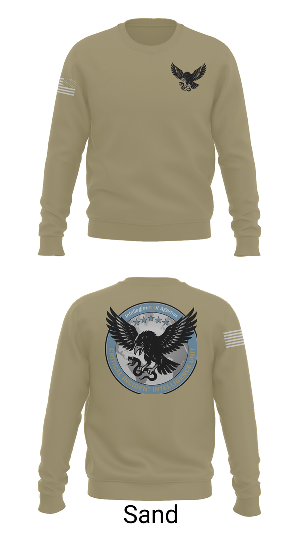 Crew Neck Sweatshirt, Critical Incident Intelligence Unit, , Teamtime, Team time, sublimation, custom sports apparel, team uniforms, spirit wear, spiritwear, sports uniforms, custom shirts, team store, custom team store, fundraiser sports, apparel fundraiser