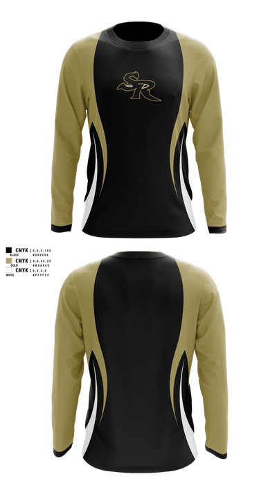 Staunton River Golden Eagles 76845210 Long Sleeve Performance Shirt 2