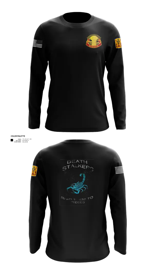 Long Sleeve Performance Shirt, 5-4 ADA A BTRY 3rd PLT, , Teamtime, Team time, sublimation, custom sports apparel, team uniforms, spirit wear, spiritwear, sports uniforms, custom shirts, team store, custom team store, fundraiser sports, apparel fundraiser