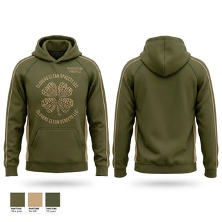 Hoodie, Clovers Clean Streets LLC, , Teamtime, Team time, sublimation, custom sports apparel, team uniforms, spirit wear, spiritwear, sports uniforms, custom shirts, team store, custom team store, fundraiser sports, apparel fundraiser