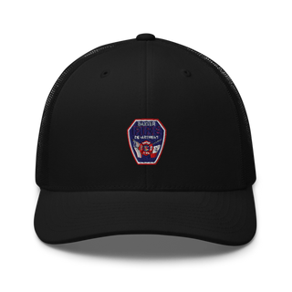 Baxter Fire Department Retro Trucker Hat | Yupoong 6606