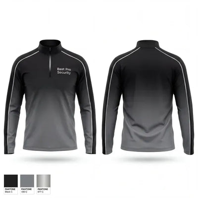 Best Pro Security 67479522 Quarter Zip Jacket - 1