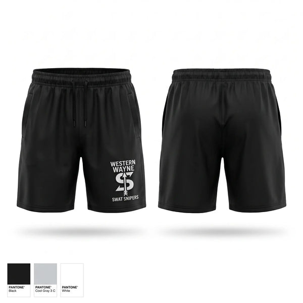 Athletic Shorts With Pockets, Western Wayne SWAT Snipers, Police, Teamtime, Team time, sublimation, custom sports apparel, team uniforms, spirit wear, spiritwear, sports uniforms, custom shirts, team store, custom team store, fundraiser sports, apparel fundraiser
