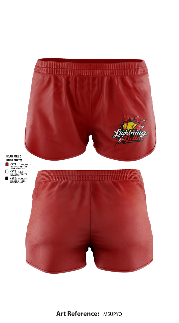 Ranger Panties, Bluegrass Lightning Belles, Softball, Teamtime, Team time, sublimation, custom sports apparel, team uniforms, spirit wear, spiritwear, sports uniforms, custom shirts, team store, custom team store, fundraiser sports, apparel fundraiser