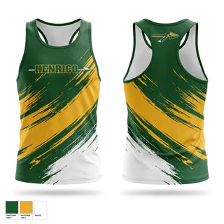 Mens Track Singlet, Henrico, Track & Field, Teamtime, Team time, sublimation, custom sports apparel, team uniforms, spirit wear, spiritwear, sports uniforms, custom shirts, team store, custom team store, fundraiser sports, apparel fundraiser