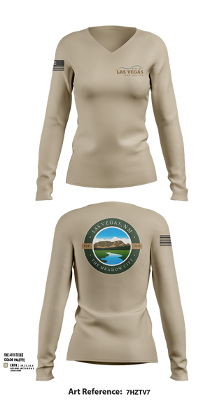 Womens Long Sleeve Vneck Shirt, Las Vegas, , Teamtime, Team time, sublimation, custom sports apparel, team uniforms, spirit wear, spiritwear, sports uniforms, custom shirts, team store, custom team store, fundraiser sports, apparel fundraiser