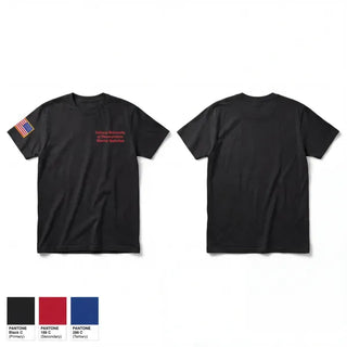 Old School Cotton Feel Shirt, Indiana University of Pennsylvania Warrior Battalion, Army, Teamtime, Team time, sublimation, custom sports apparel, team uniforms, spirit wear, spiritwear, sports uniforms, custom shirts, team store, custom team store, fundraiser sports, apparel fundraiser