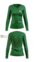 Northland Vikings 87939823 Women's Long Sleeve V-neck Shirt - 2