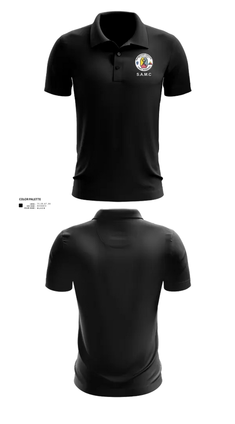 Short Sleeve Performance Polo, MCoE Sergeant Audie Murphy Club (SMAC), Army, Teamtime, Team time, sublimation, custom sports apparel, team uniforms, spirit wear, spiritwear, sports uniforms, custom shirts, team store, custom team store, fundraiser sports, apparel fundraiser