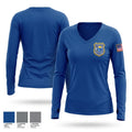 Gouldsboro Police Women's Long Sleeve V-neck Shirt - 1