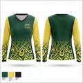 Jupiter Warriors Lacrosse 68726936 Women's Long Sleeve V-neck Shirt - 1