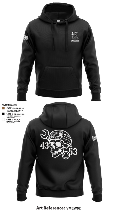 4-3 AHB 47022707 Hoodie - 3
