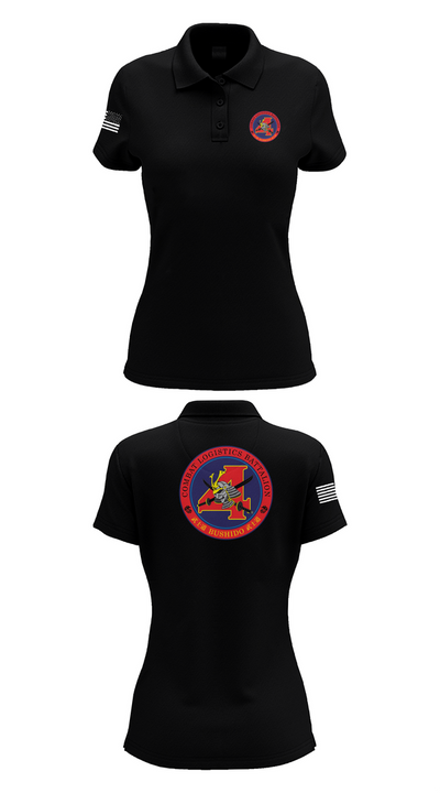 Combat Logistics Battalion 4 46395084 Women's Short Sleeve Performance Polo  - 35