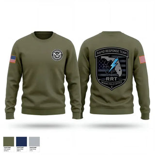 Crew Neck Sweatshirt, Miami RRT, Police, Teamtime, Team time, sublimation, custom sports apparel, team uniforms, spirit wear, spiritwear, sports uniforms, custom shirts, team store, custom team store, fundraiser sports, apparel fundraiser
