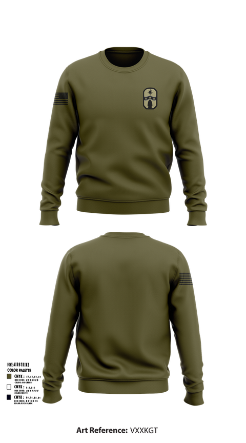 Crew Neck Sweatshirt, 1487th Transportation Company, , Teamtime, Team time, sublimation, custom sports apparel, team uniforms, spirit wear, spiritwear, sports uniforms, custom shirts, team store, custom team store, fundraiser sports, apparel fundraiser