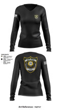 Explorer Post 2247 23554077 Women's Long Sleeve V-neck Shirt - 3