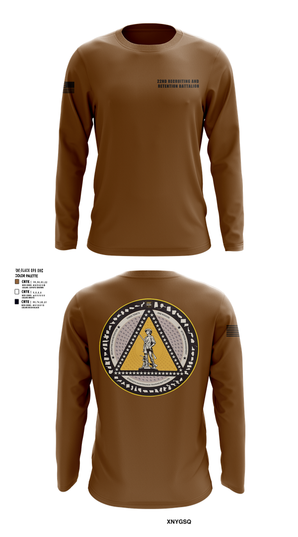 Long Sleeve Performance Shirt, 22nd Recruiting and Retention Battalion, , Teamtime, Team time, sublimation, custom sports apparel, team uniforms, spirit wear, spiritwear, sports uniforms, custom shirts, team store, custom team store, fundraiser sports, apparel fundraiser