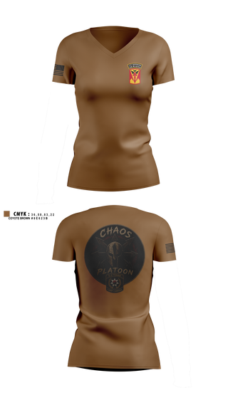 Womens Short Sleeve Vneck Shirt, D-2 CTF Defender, Army, Teamtime, Team time, sublimation, custom sports apparel, team uniforms, spirit wear, spiritwear, sports uniforms, custom shirts, team store, custom team store, fundraiser sports, apparel fundraiser