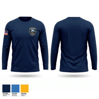 Long Sleeve Performance Shirt, Bridgeport Township Police Department, Police, Teamtime, Team time, sublimation, custom sports apparel, team uniforms, spirit wear, spiritwear, sports uniforms, custom shirts, team store, custom team store, fundraiser sports, apparel fundraiser