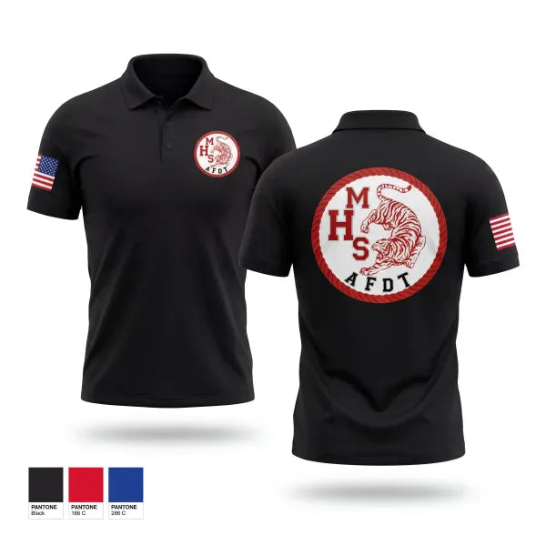 Short Sleeve Performance Polo, MHS Armed Fancy Drill Team, Army, Teamtime, Team time, sublimation, custom sports apparel, team uniforms, spirit wear, spiritwear, sports uniforms, custom shirts, team store, custom team store, fundraiser sports, apparel fundraiser