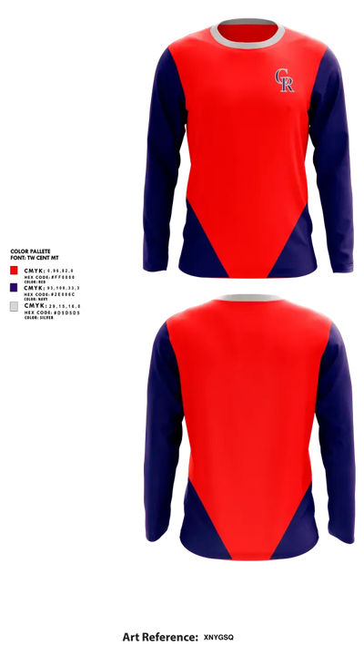 Crush N Run 50102838 Long Sleeve Performance Shirt 1