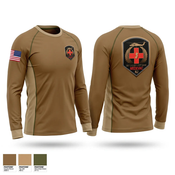 Long Sleeve Performance Shirt, 1-171 MEDEVAC, National Guard, Teamtime, Team time, sublimation, custom sports apparel, team uniforms, spirit wear, spiritwear, sports uniforms, custom shirts, team store, custom team store, fundraiser sports, apparel fundraiser