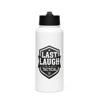 Last Laugh Tactical 17447245 Stainless Steel Water Bottle with a Straw Lid