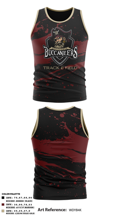 Bellflower high school Track & Field 82786723 Tank Top - 1