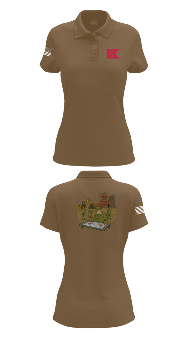 Womens Short Sleeve Performance Polo, 152, Army, Teamtime, Team time, sublimation, custom sports apparel, team uniforms, spirit wear, spiritwear, sports uniforms, custom shirts, team store, custom team store, fundraiser sports, apparel fundraiser