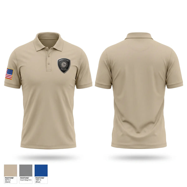 Short Sleeve Performance Polo, Hampstead Police, Police, Teamtime, Team time, sublimation, custom sports apparel, team uniforms, spirit wear, spiritwear, sports uniforms, custom shirts, team store, custom team store, fundraiser sports, apparel fundraiser