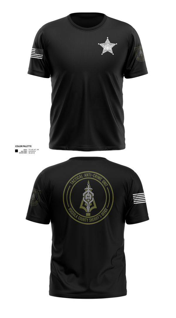 Short Sleeve Performance Shirt, OCSO TAC UNIT, Police, Teamtime, Team time, sublimation, custom sports apparel, team uniforms, spirit wear, spiritwear, sports uniforms, custom shirts, team store, custom team store, fundraiser sports, apparel fundraiser