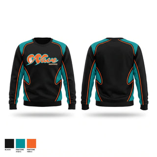 Crew Neck Sweatshirt, WAVE, Softball, Teamtime, Team time, sublimation, custom sports apparel, team uniforms, spirit wear, spiritwear, sports uniforms, custom shirts, team store, custom team store, fundraiser sports, apparel fundraiser