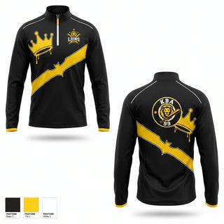 Quarter Zip Jacket, KBALIONS, Baseball, Teamtime, Team time, sublimation, custom sports apparel, team uniforms, spirit wear, spiritwear, sports uniforms, custom shirts, team store, custom team store, fundraiser sports, apparel fundraiser