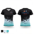 TOMBÉE DU CIEL 6551336 Women's Short Sleeve V-neck Shirt - 1