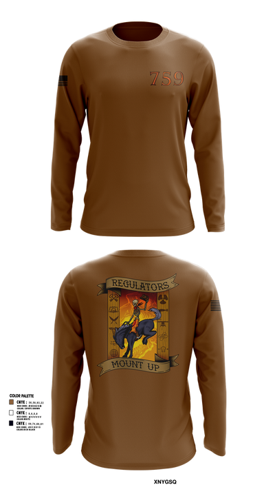 USS JEFFERSON CITY 86989980 Long Sleeve Performance Shirt 1