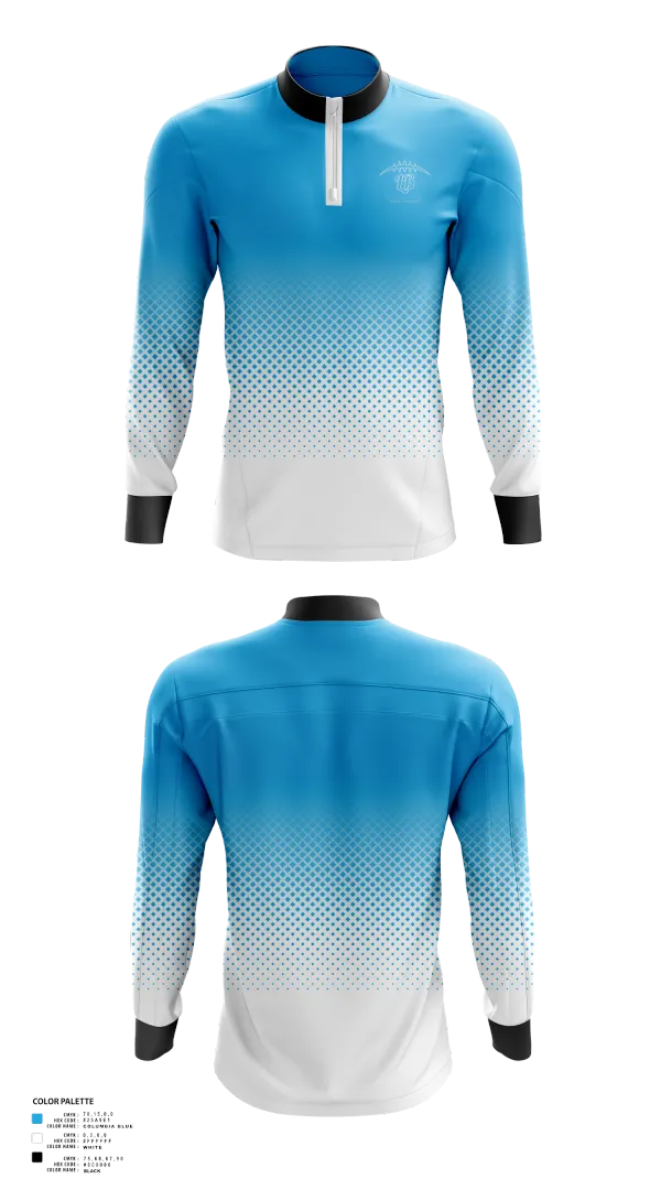 Quarter Zip Jacket, Laguna Beach Youth Football, , Teamtime, Team time, sublimation, custom sports apparel, team uniforms, spirit wear, spiritwear, sports uniforms, custom shirts, team store, custom team store, fundraiser sports, apparel fundraiser