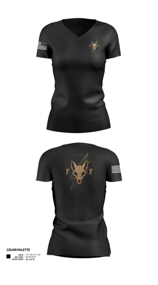 Womens Short Sleeve Vneck Shirt, FF, , Teamtime, Team time, sublimation, custom sports apparel, team uniforms, spirit wear, spiritwear, sports uniforms, custom shirts, team store, custom team store, fundraiser sports, apparel fundraiser