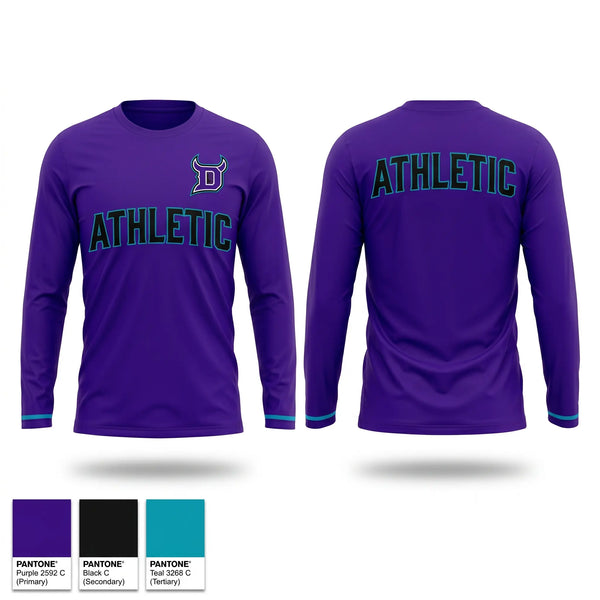 Long Sleeve Performance Shirt, Diablos, Baseball, Teamtime, Team time, sublimation, custom sports apparel, team uniforms, spirit wear, spiritwear, sports uniforms, custom shirts, team store, custom team store, fundraiser sports, apparel fundraiser