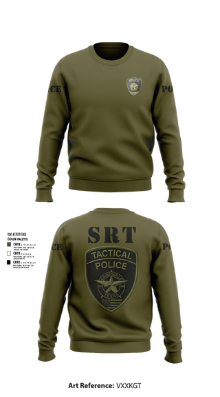 Crew Neck Sweatshirt, GAINESVILLE PD SRT, Police, Teamtime, Team time, sublimation, custom sports apparel, team uniforms, spirit wear, spiritwear, sports uniforms, custom shirts, team store, custom team store, fundraiser sports, apparel fundraiser