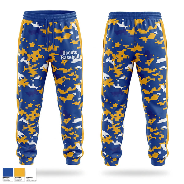 Sweatpants, Oconto Baseball, Baseball, Teamtime, Team time, sublimation, custom sports apparel, team uniforms, spirit wear, spiritwear, sports uniforms, custom shirts, team store, custom team store, fundraiser sports, apparel fundraiser