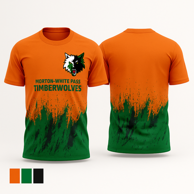 Morton-White Pass Timberwolves Short Sleeve Performance Shirt - 2