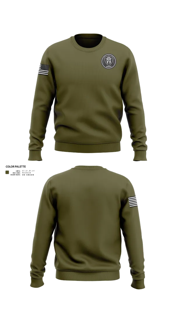 Crew Neck Sweatshirt, Swat, , Teamtime, Team time, sublimation, custom sports apparel, team uniforms, spirit wear, spiritwear, sports uniforms, custom shirts, team store, custom team store, fundraiser sports, apparel fundraiser