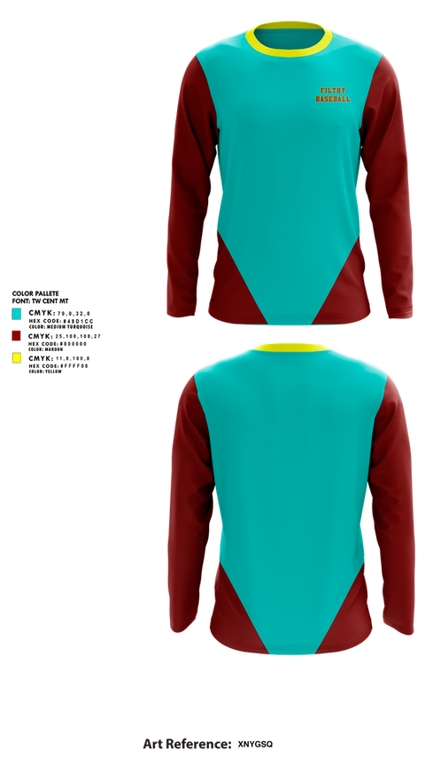 Long Sleeve Performance Shirt, Filthy, Baseball, Teamtime, Team time, sublimation, custom sports apparel, team uniforms, spirit wear, spiritwear, sports uniforms, custom shirts, team store, custom team store, fundraiser sports, apparel fundraiser