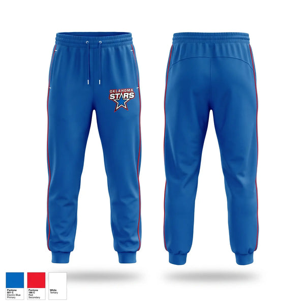 Sweatpants, Oklahoma stars, Softball, Teamtime, Team time, sublimation, custom sports apparel, team uniforms, spirit wear, spiritwear, sports uniforms, custom shirts, team store, custom team store, fundraiser sports, apparel fundraiser