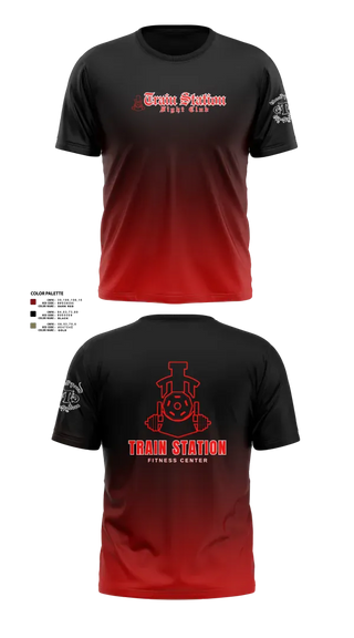Short Sleeve Performance Shirt, Train Station Fight Club, Spirit Store, Teamtime, Team time, sublimation, custom sports apparel, team uniforms, spirit wear, spiritwear, sports uniforms, custom shirts, team store, custom team store, fundraiser sports, apparel fundraiser