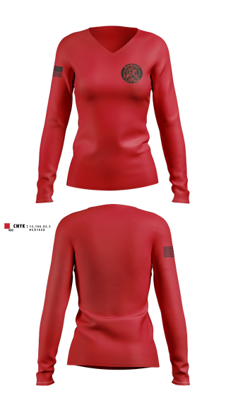 Womens Long Sleeve Vneck Shirt, RAID, Army, Teamtime, Team time, sublimation, custom sports apparel, team uniforms, spirit wear, spiritwear, sports uniforms, custom shirts, team store, custom team store, fundraiser sports, apparel fundraiser