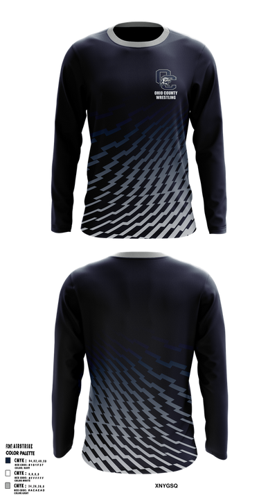 Ohio county 95337841 Long Sleeve Performance Shirt 2