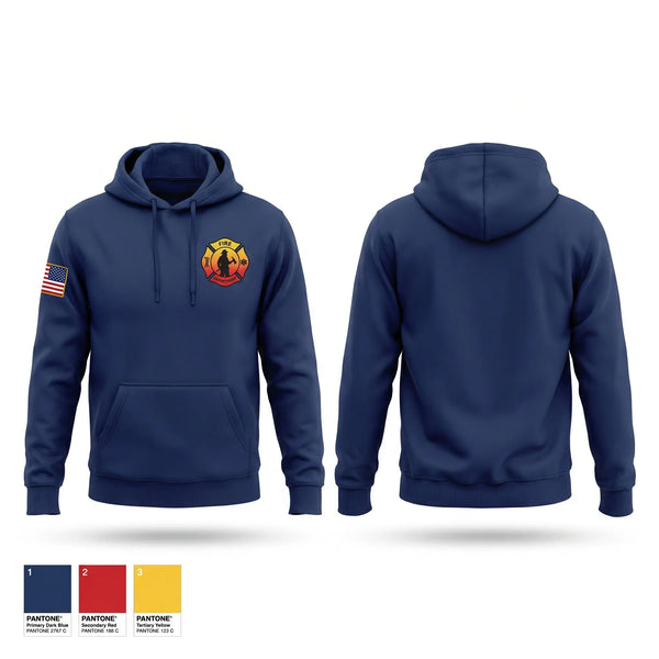 Hoodie, St. Ignace Fire Department, Fire Department, Teamtime, Team time, sublimation, custom sports apparel, team uniforms, spirit wear, spiritwear, sports uniforms, custom shirts, team store, custom team store, fundraiser sports, apparel fundraiser