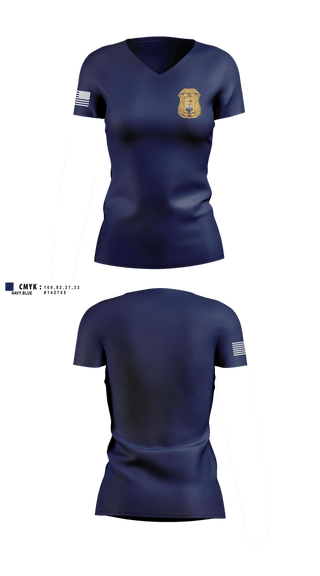 Womens Short Sleeve Vneck Shirt, Waterford Police, Police, Teamtime, Team time, sublimation, custom sports apparel, team uniforms, spirit wear, spiritwear, sports uniforms, custom shirts, team store, custom team store, fundraiser sports, apparel fundraiser